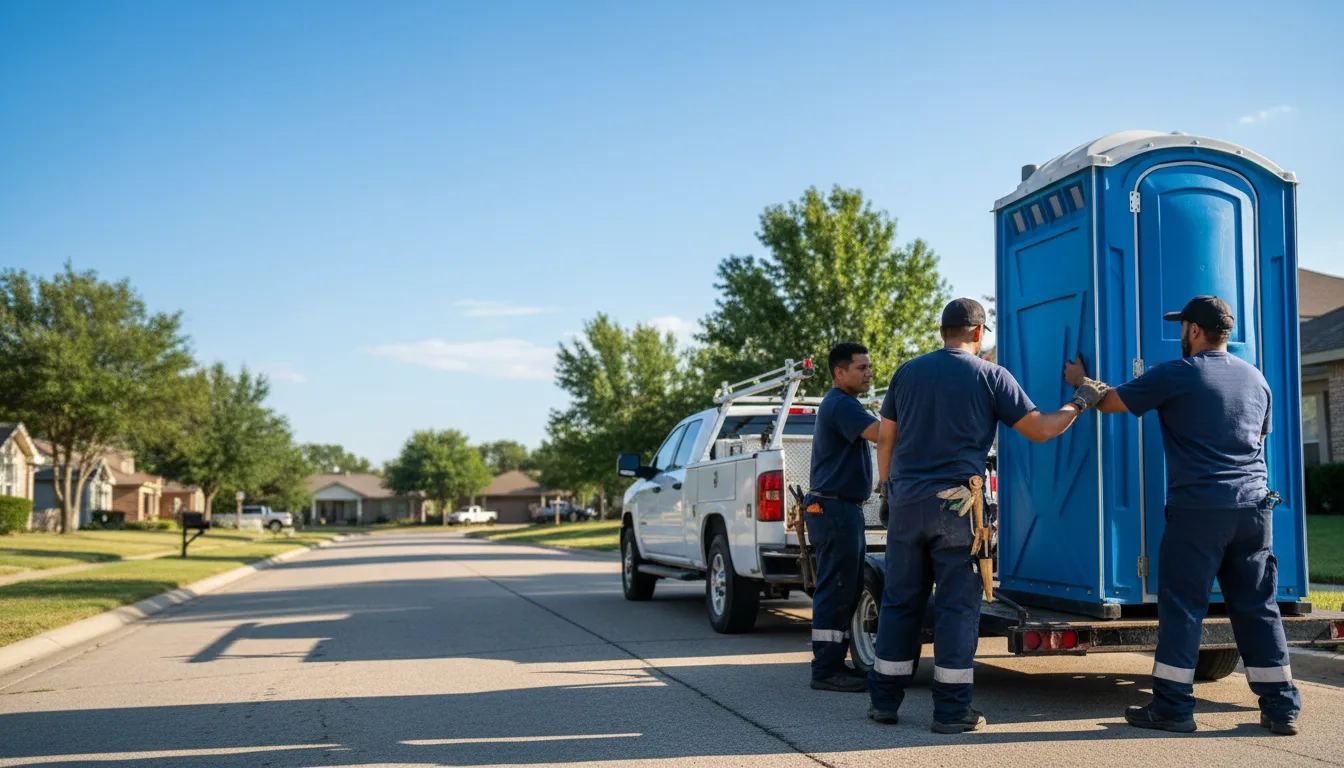 Portable Toilet Rental in Kingsbury, TX near me